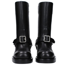 Burberry Black Leather Boots