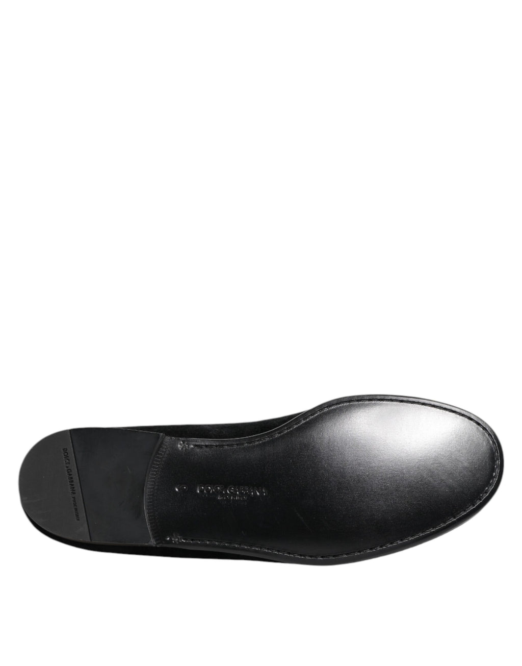 Svarte Jacquard Loafers Formelle Herresko