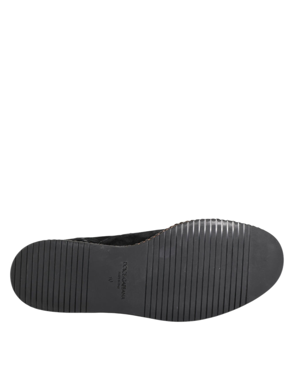 Svarta mocka loafers med tofsutsmyckning