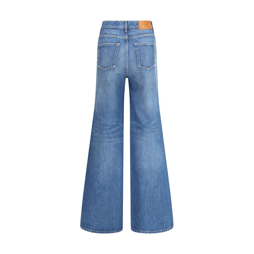 Utsvängda jeans
