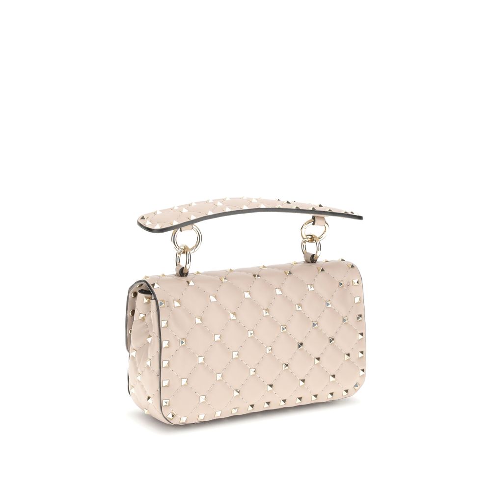 Liten Rockstud-veske i skinn med spikes