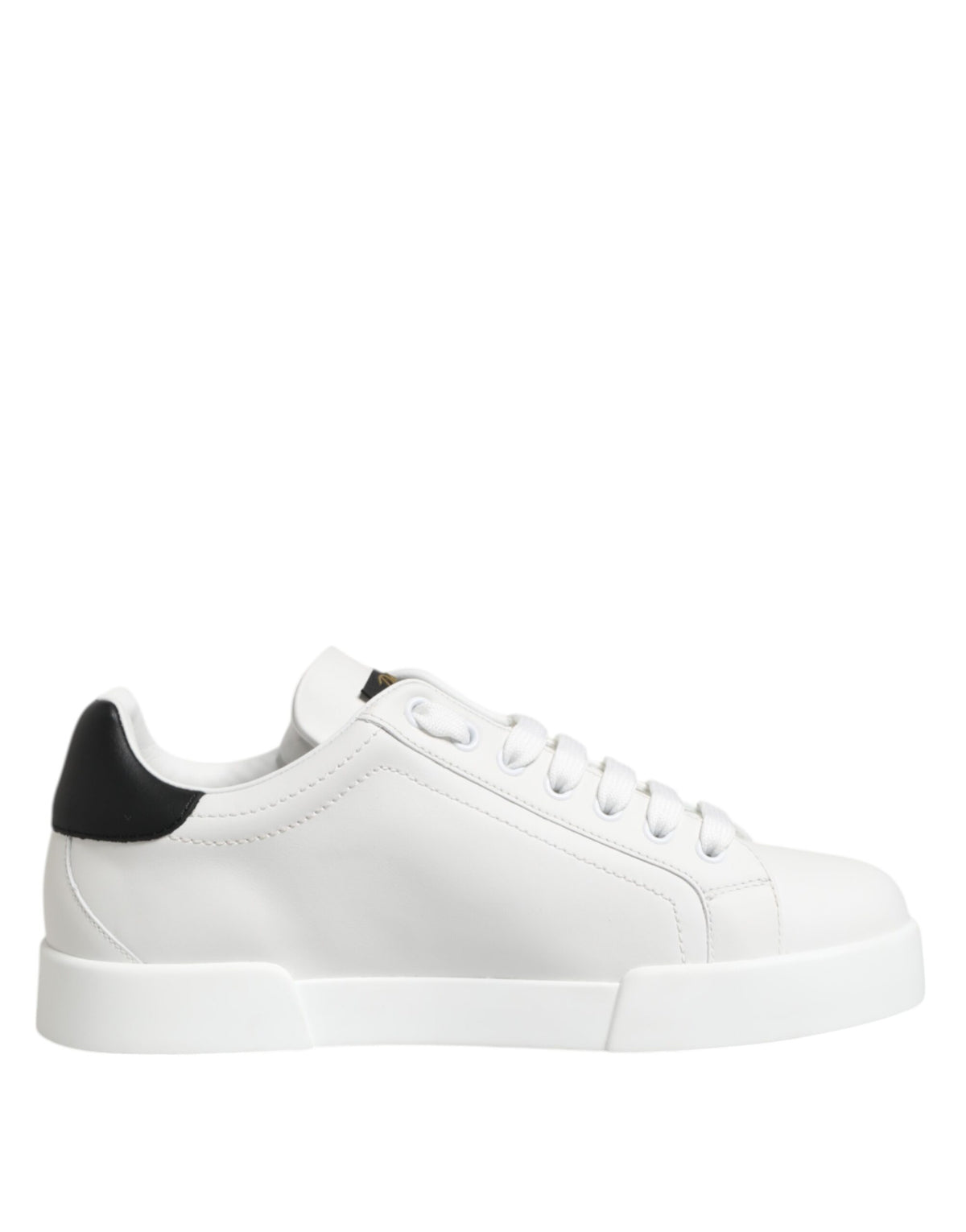 Dolce & Gabbana White Crown Patch Portofino Men Sneakers Shoes