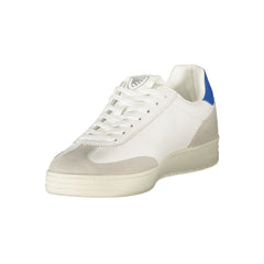 Blauer White Leather Men Sneaker