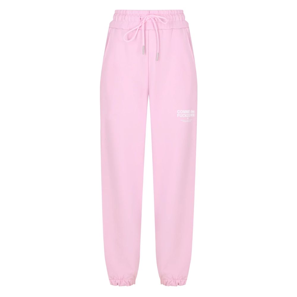Rosa bomullsjeans och byxor