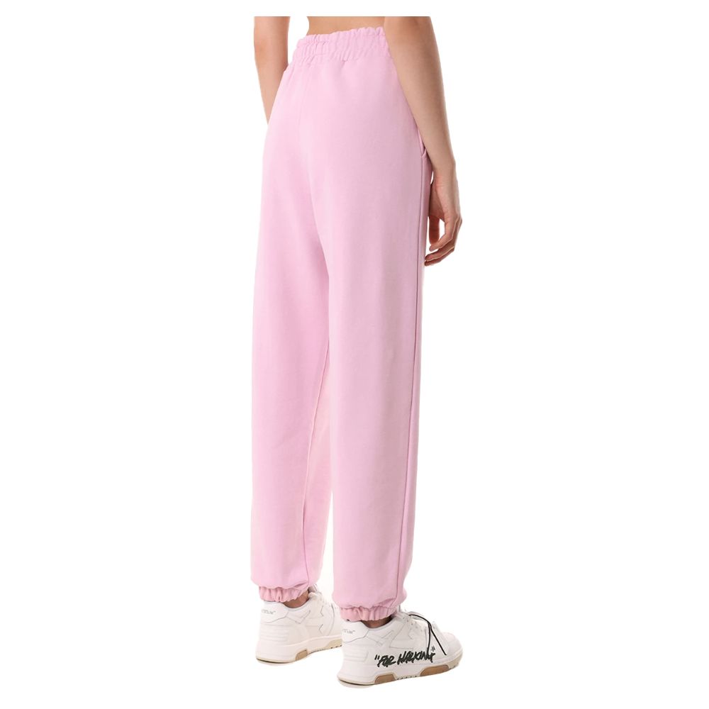 Rosa bomullsjeans och byxor