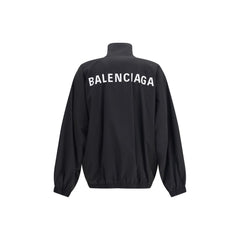 Balenciaga Black Polyester Shell Jacket
