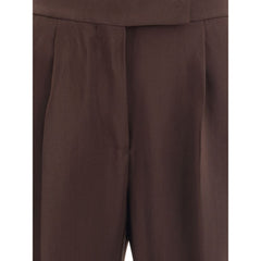 Tom Ford Brown Viscose Casual Pants