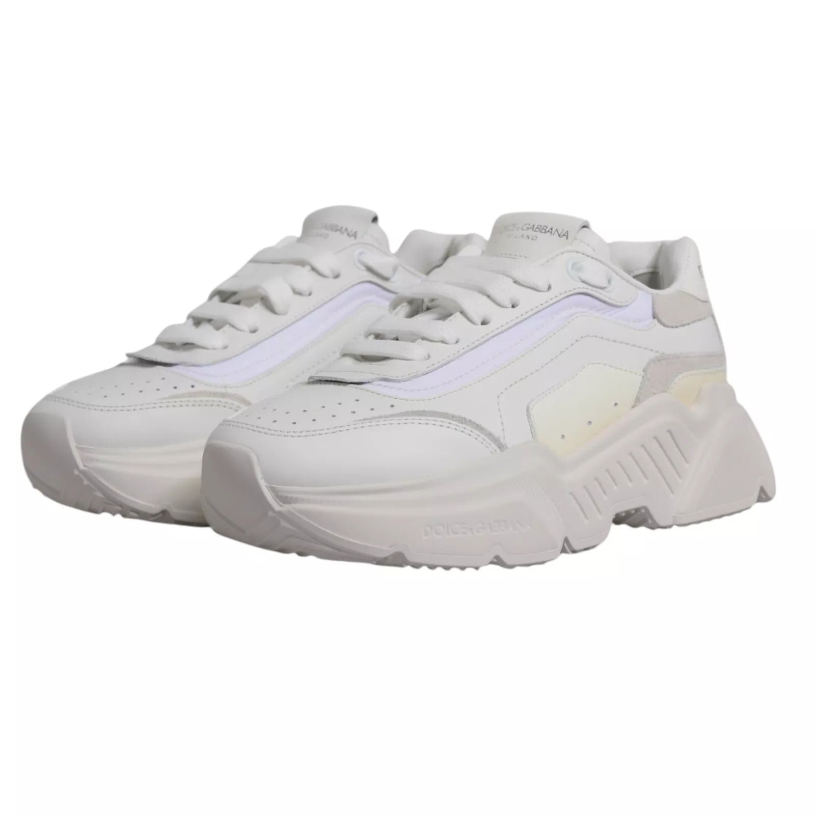 Dolce & Gabbana White Daymaster Low Top Mens Sneakers