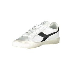 Diadora White Fabric Sneaker