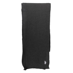 U.S. POLO ASSN. Black Wool Scarf