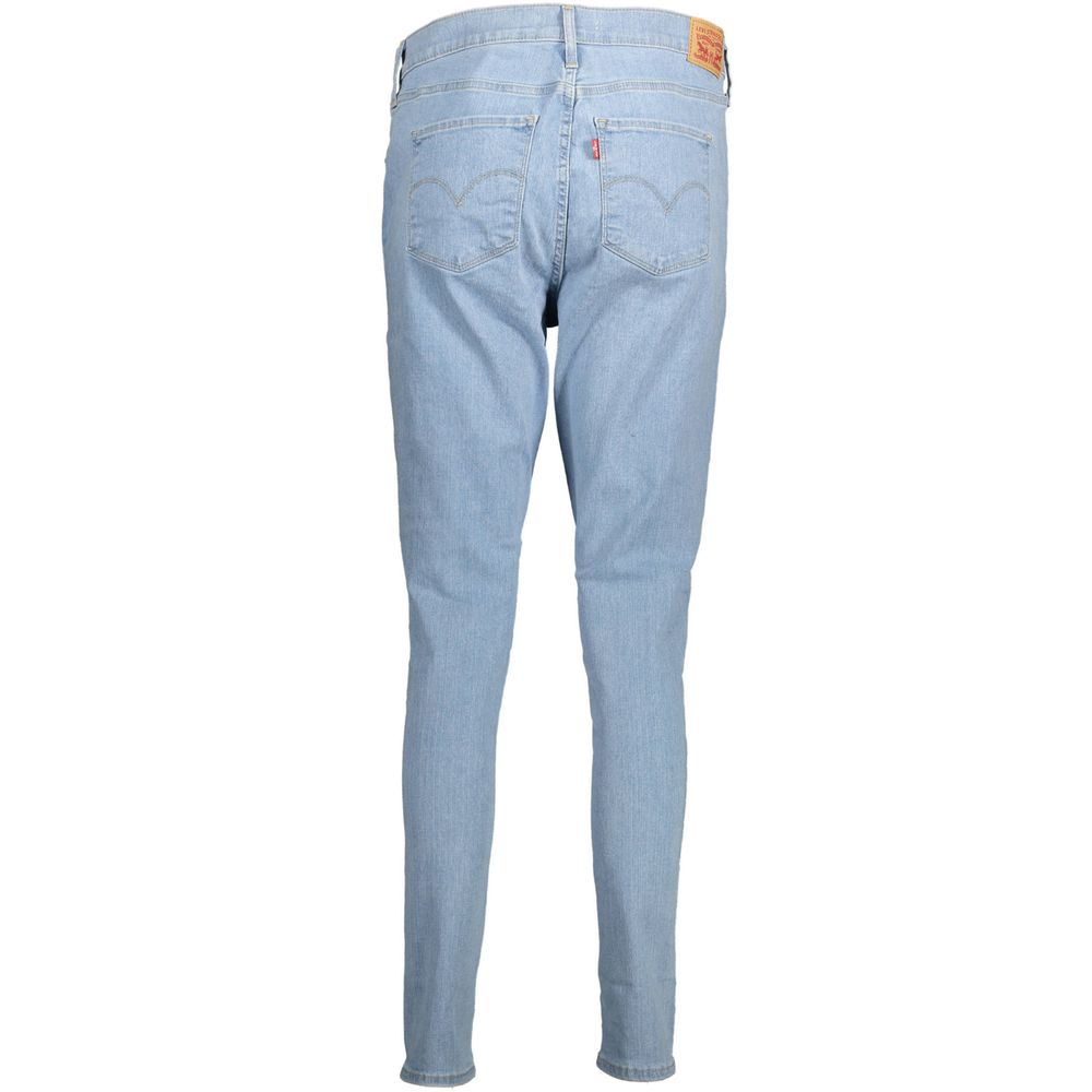 Blå bomullsjeans och byxor