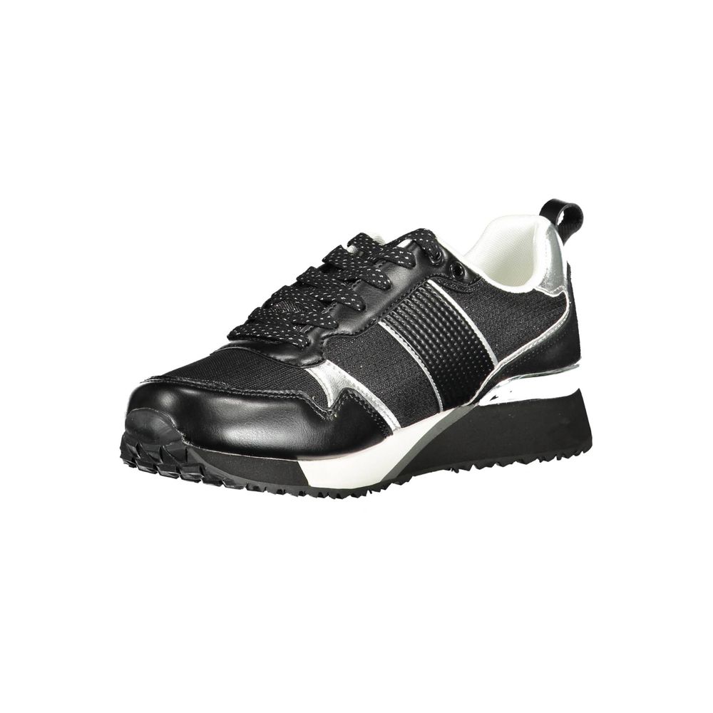 Vit polyestersneaker