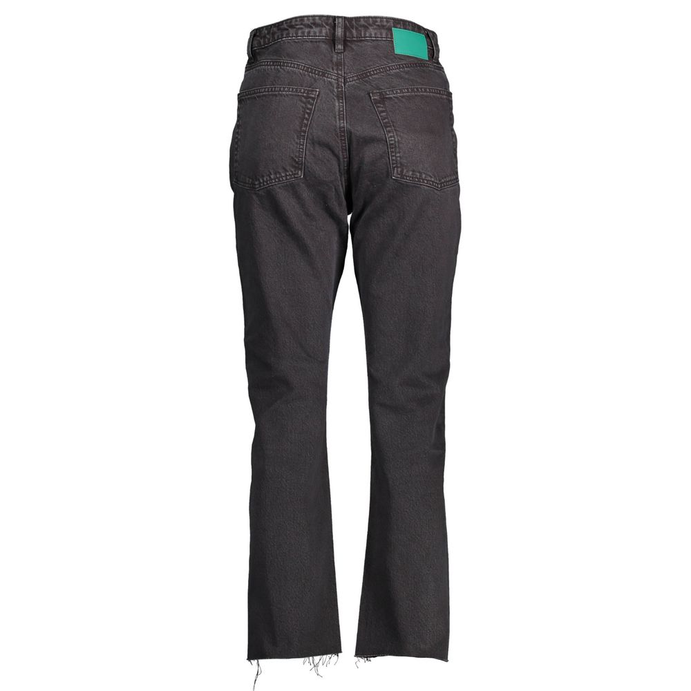 Svarta bomullsjeans och byxor