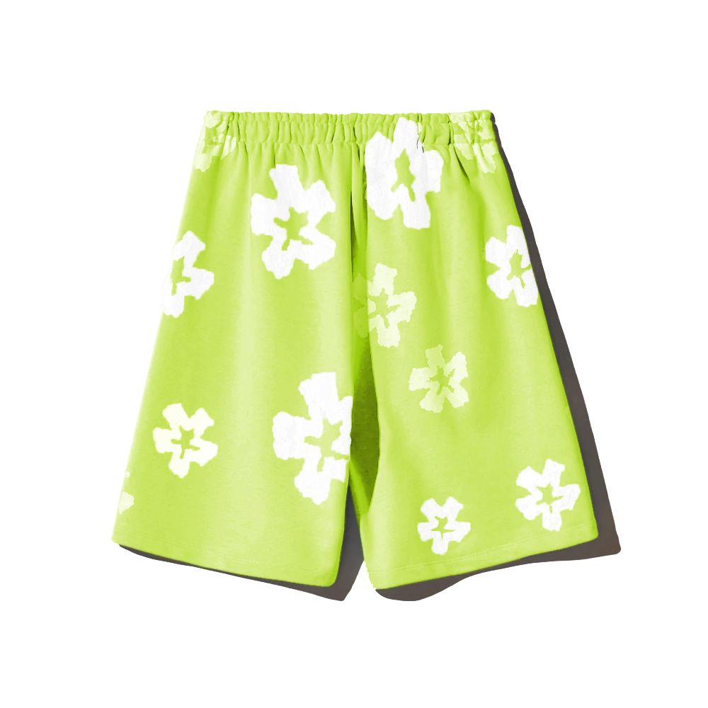Gröna bomullsshorts