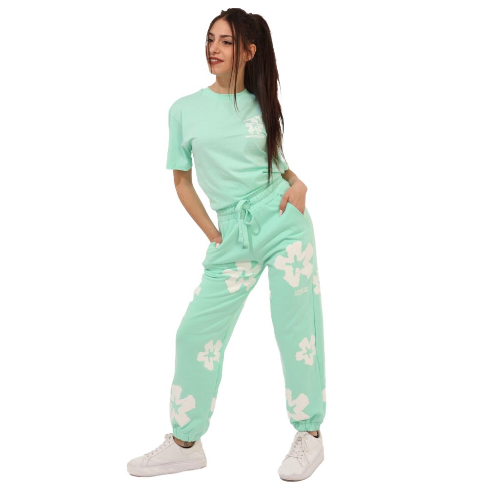 Gröna bomullsjeans och byxor