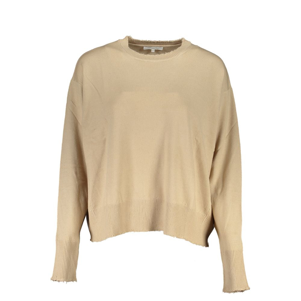 Beige tygtröja