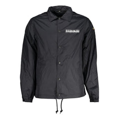 Napapijri Black Polyester Men Jacket