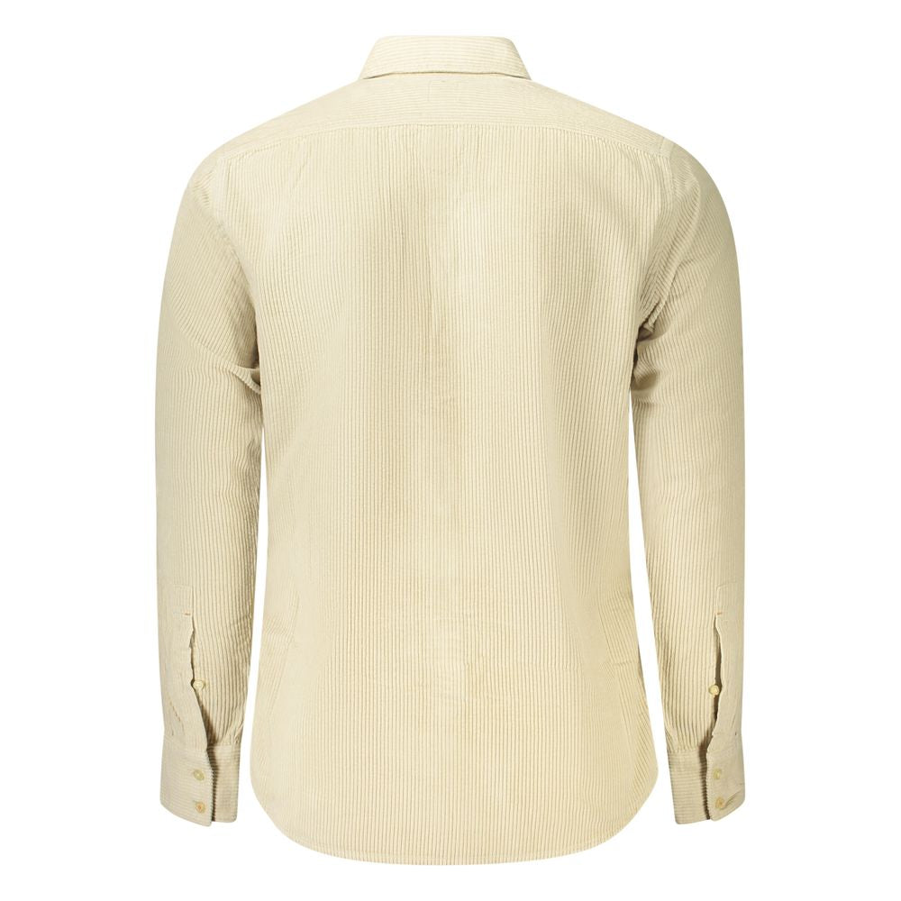 Beige bomullsskjorte