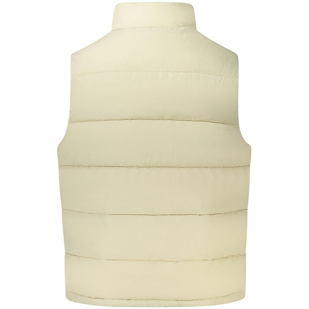 Beige polyamidjacka