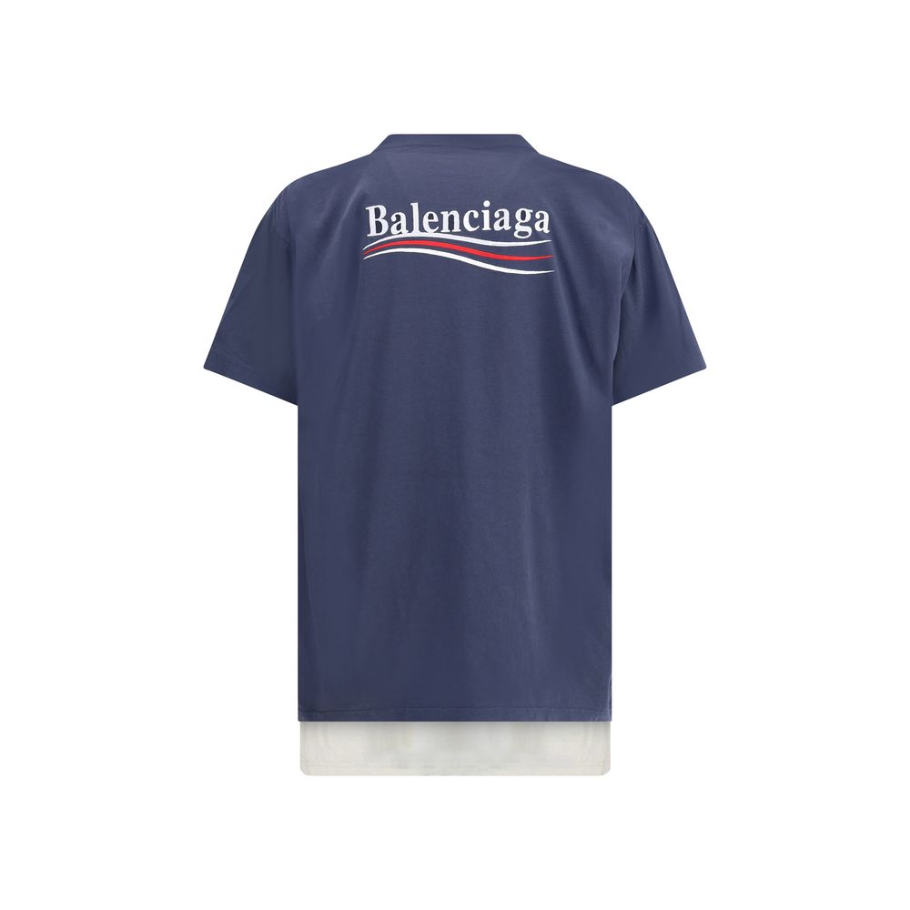 Dobbel politisk kampanje-T-skjorte