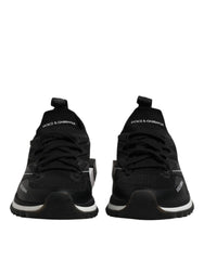 Dolce & Gabbana Black SORRENTO Lace Up Men Sneakers Shoes