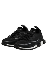 Dolce & Gabbana Black SORRENTO Lace Up Men Sneakers Shoes