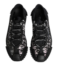 Dolce & Gabbana Black White NS1 Lace Up Low Top Sneakers Shoes