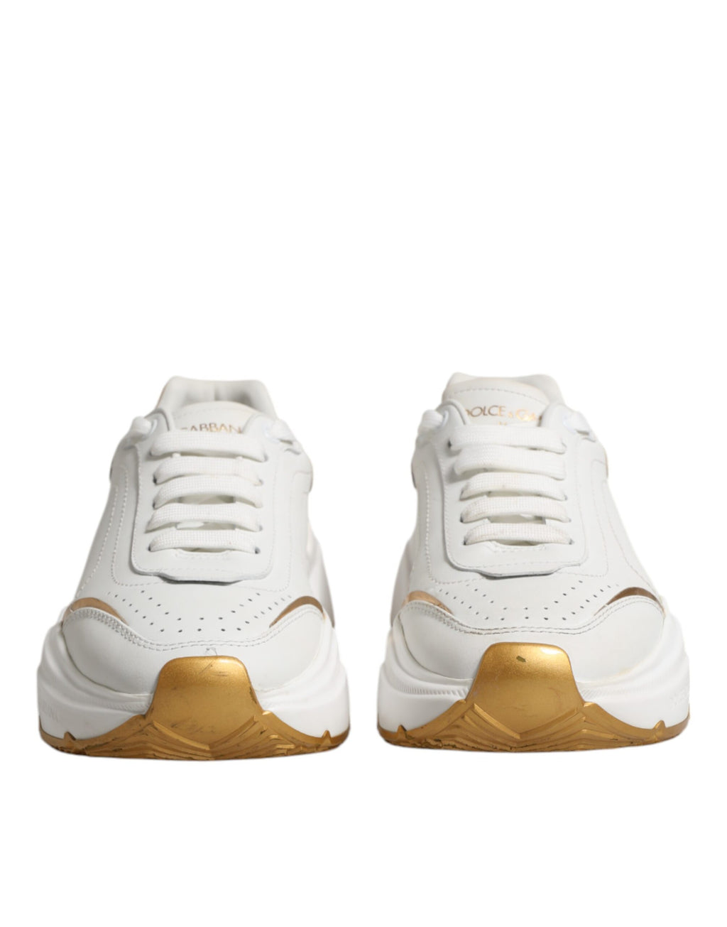 Hvite gull Daymaster Lave Sneakers Sko
