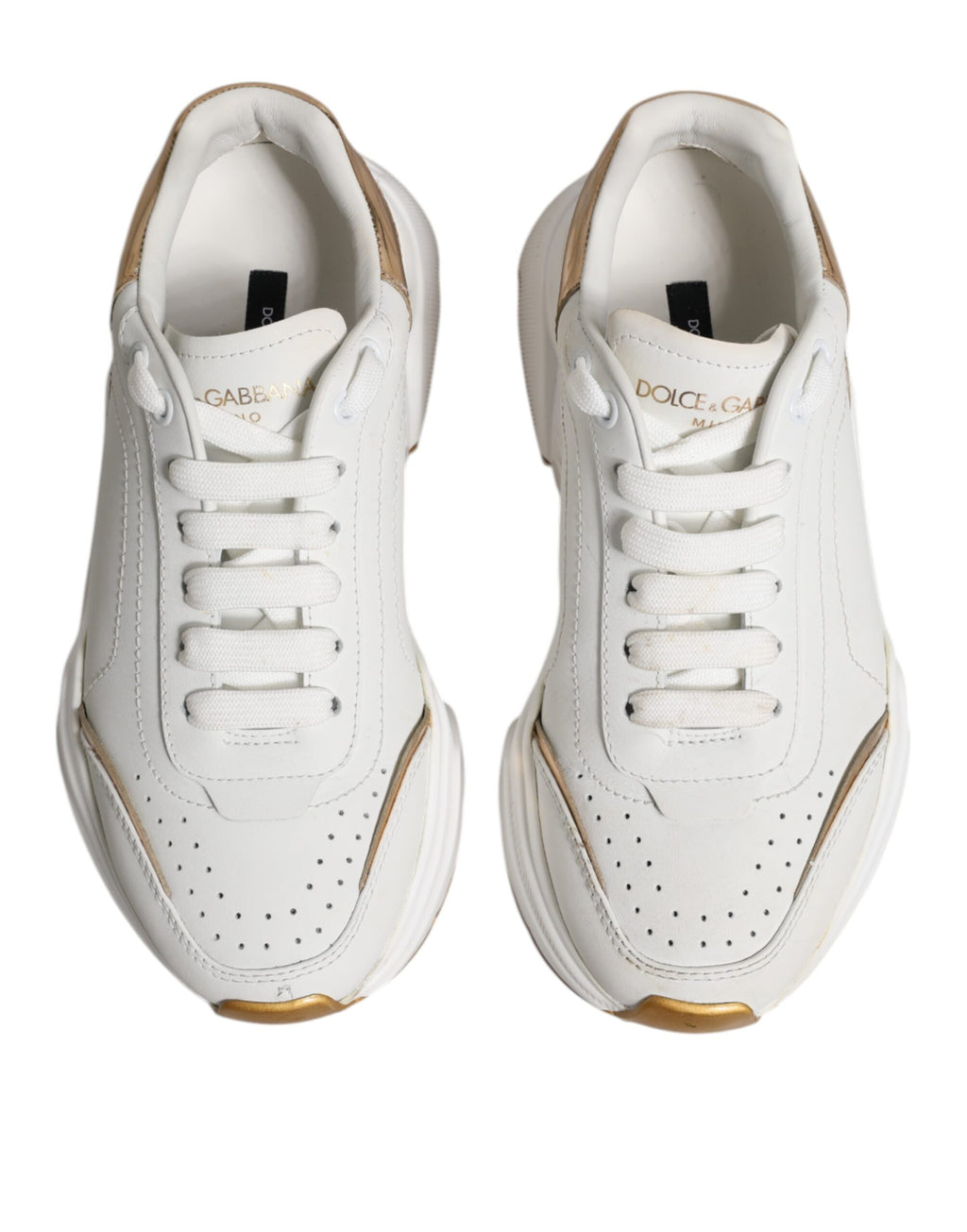 Hvite gull Daymaster Lave Sneakers Sko