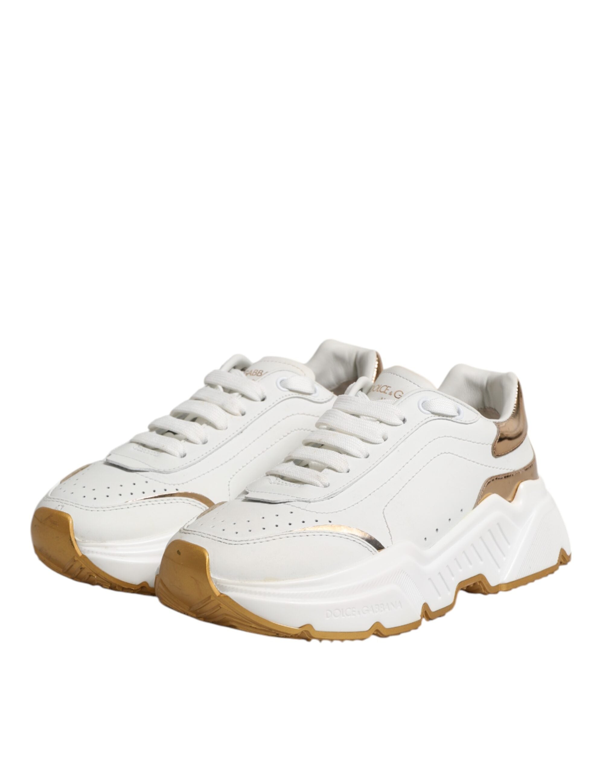 Hvite gull Daymaster Lave Sneakers Sko
