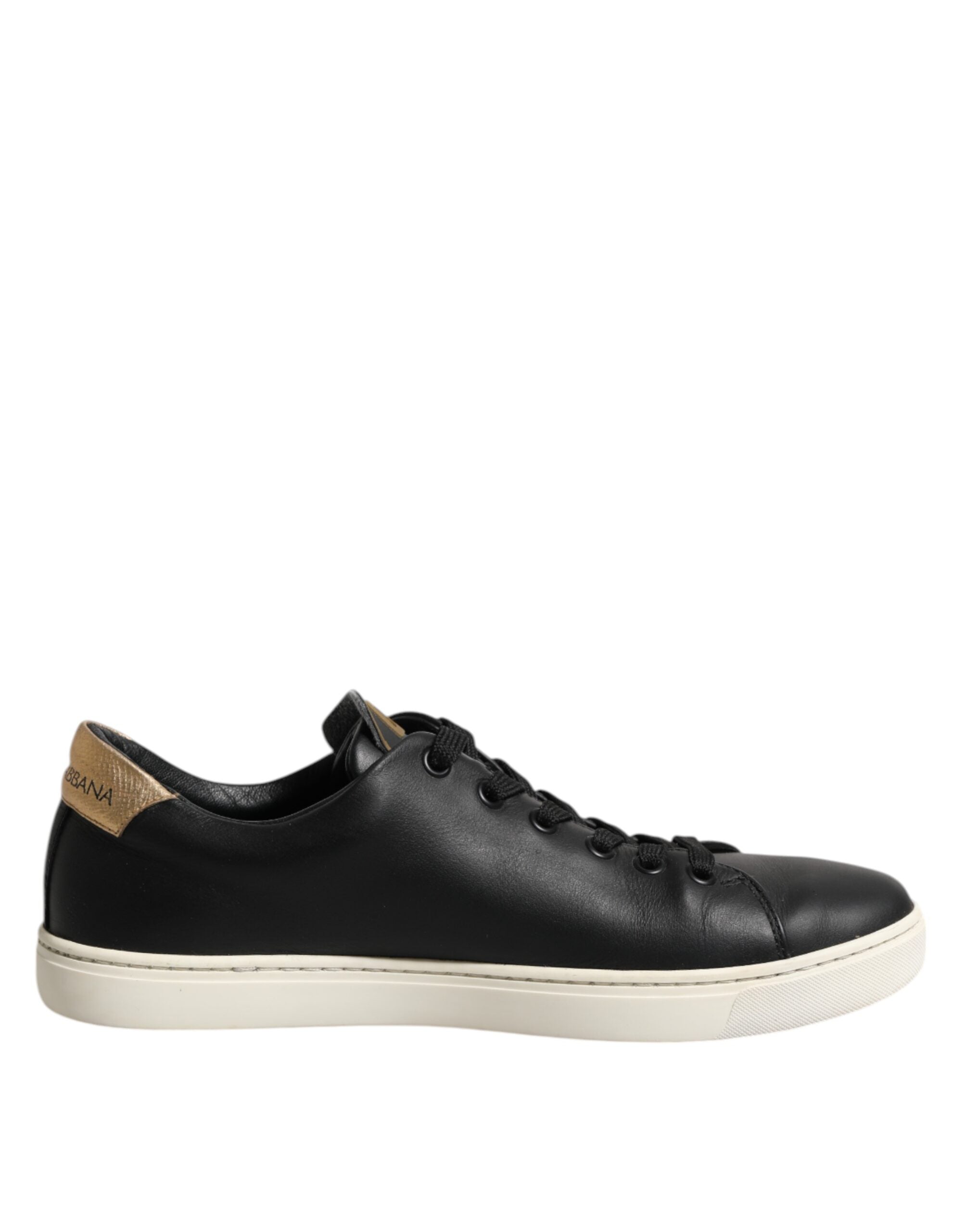Svarte Sacred Heart-sneakers i skinn