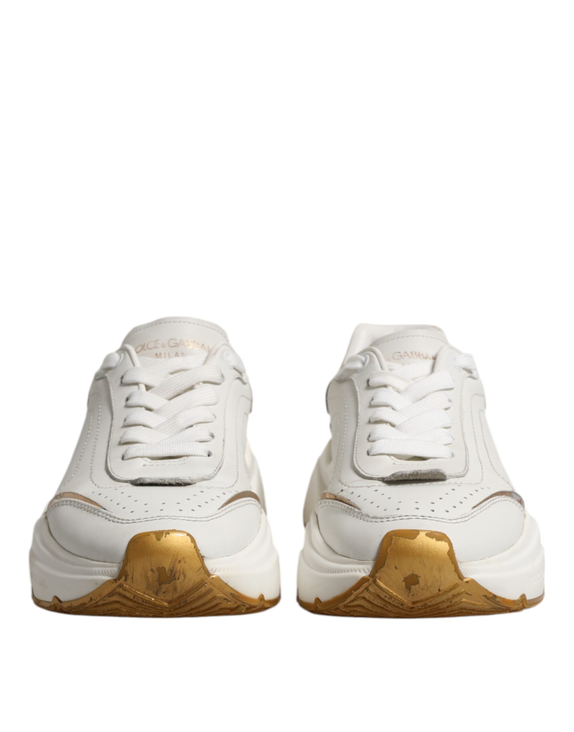 Hvite gull Daymaster Lave Sneakers Sko