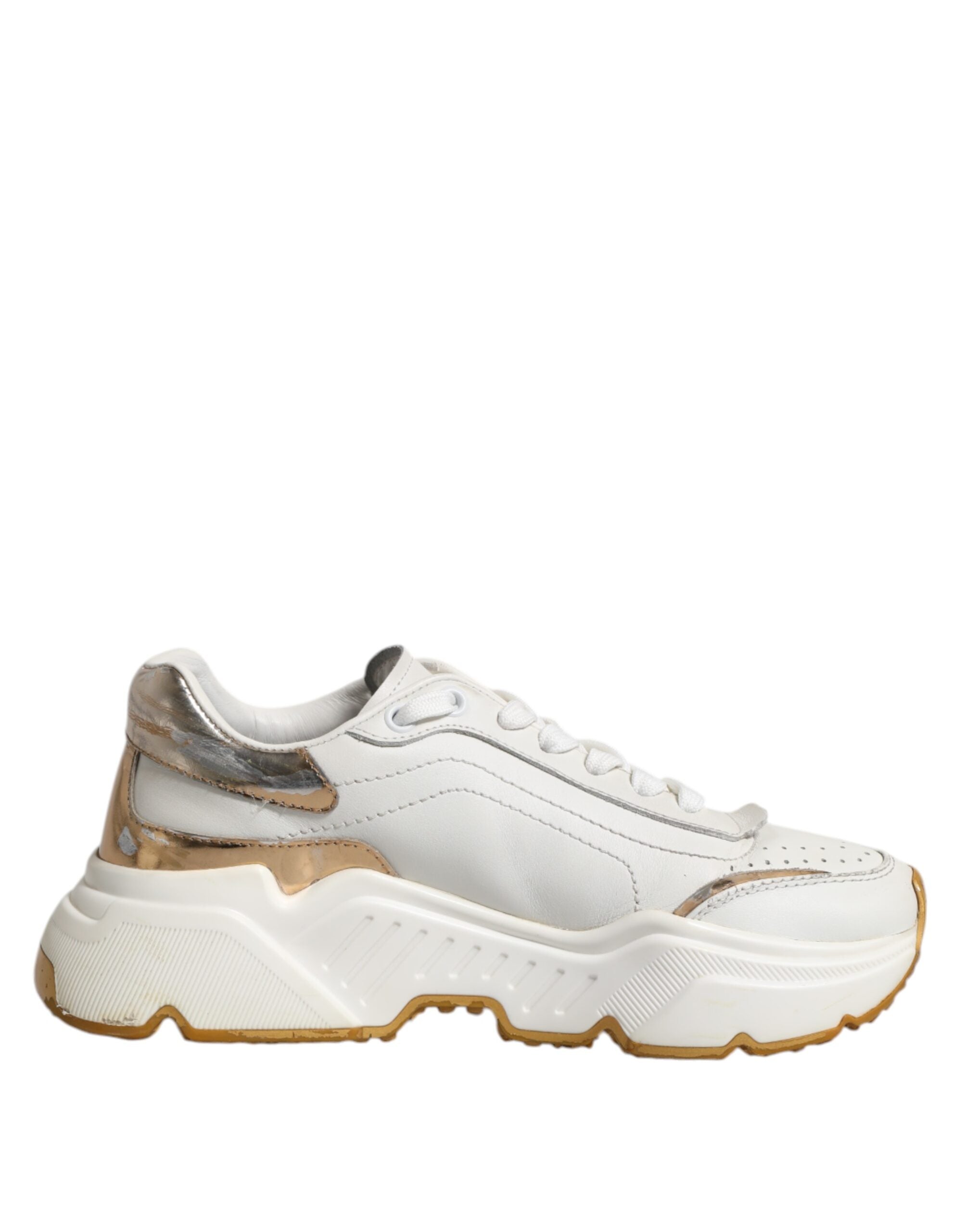 Hvite gull Daymaster Lave Sneakers Sko
