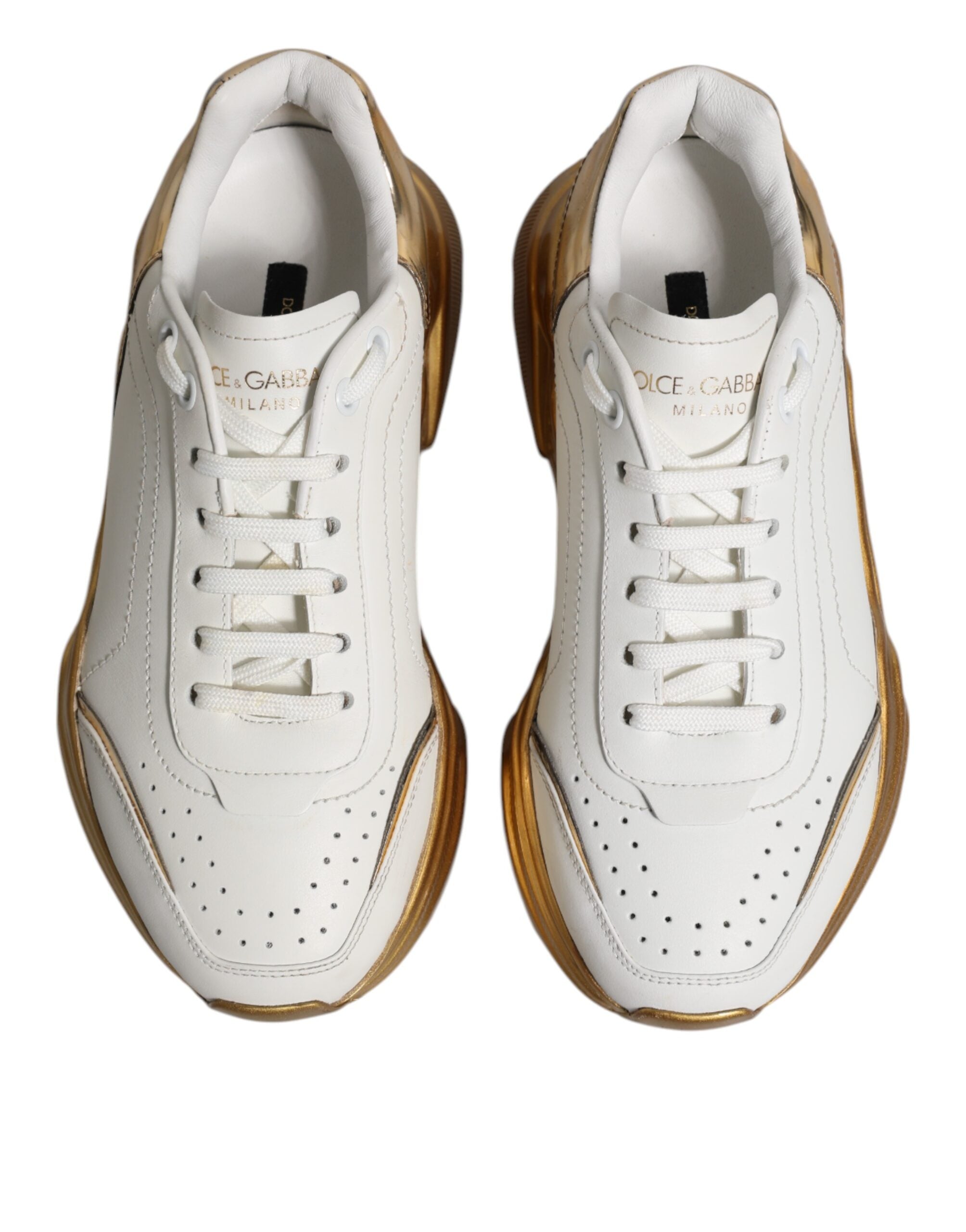 Hvite gull Daymaster Lave Sneakers Sko