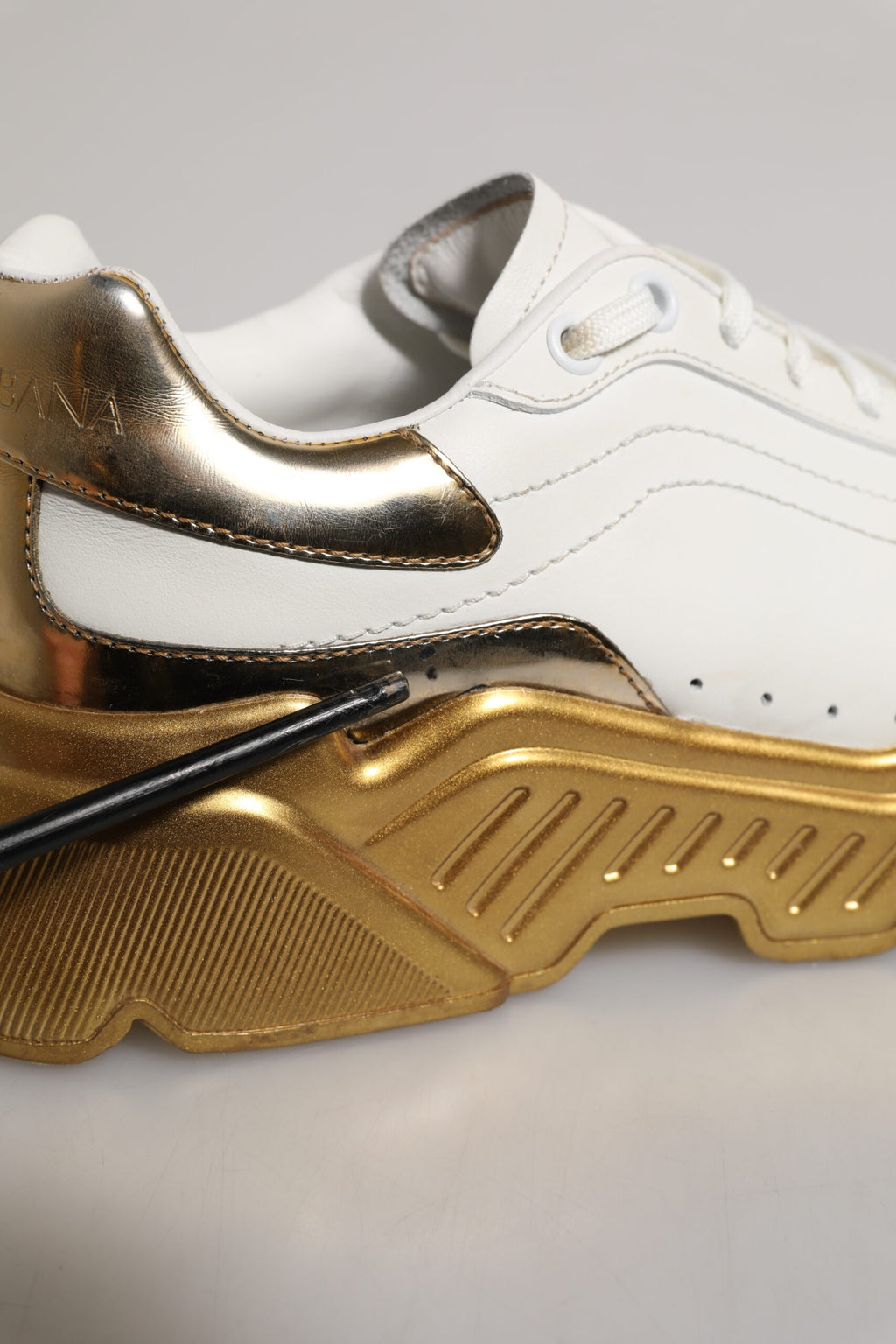 Hvite gull Daymaster Lave Sneakers Sko