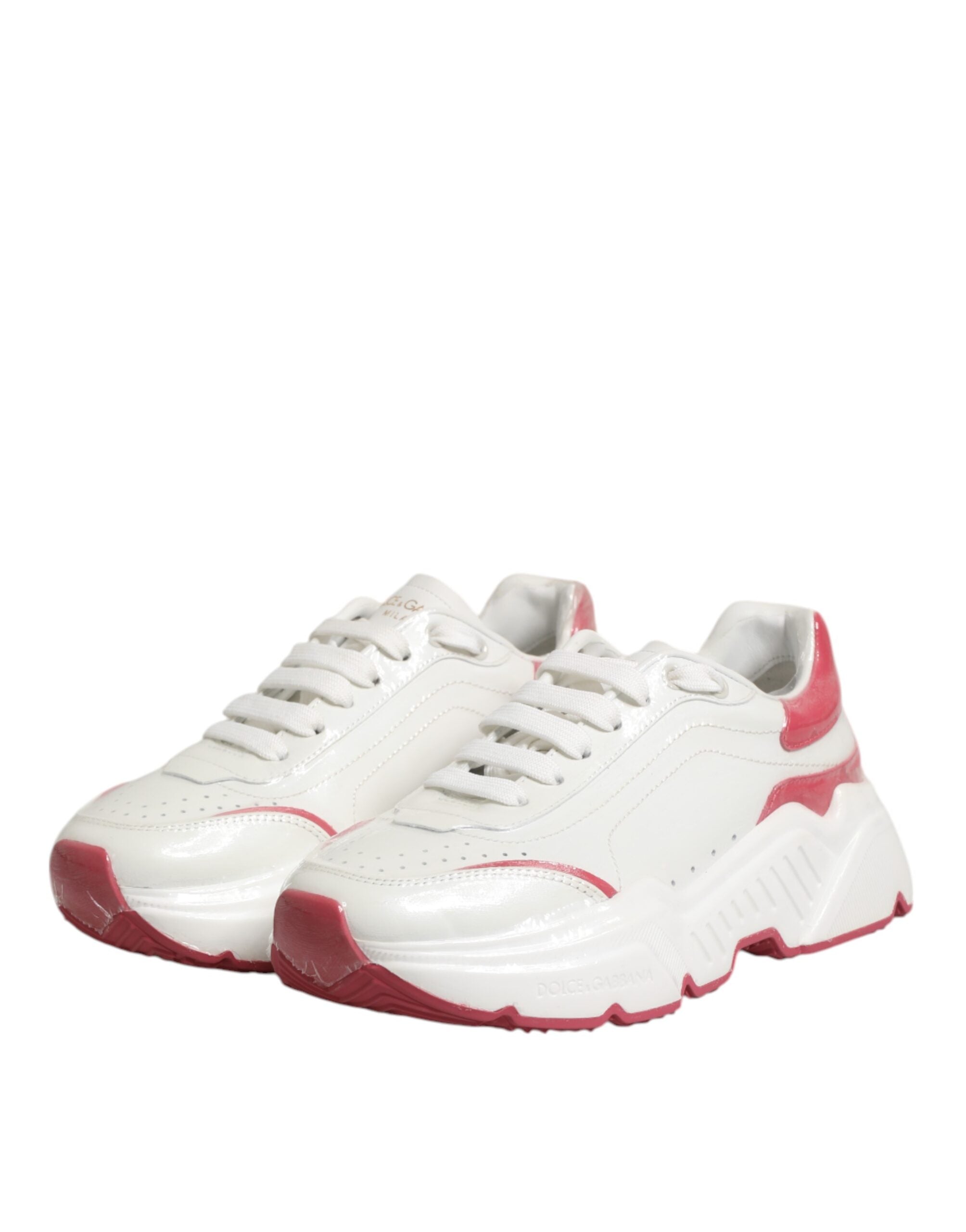 Hvite Rosa Daymaster Lave Sneakers Sko