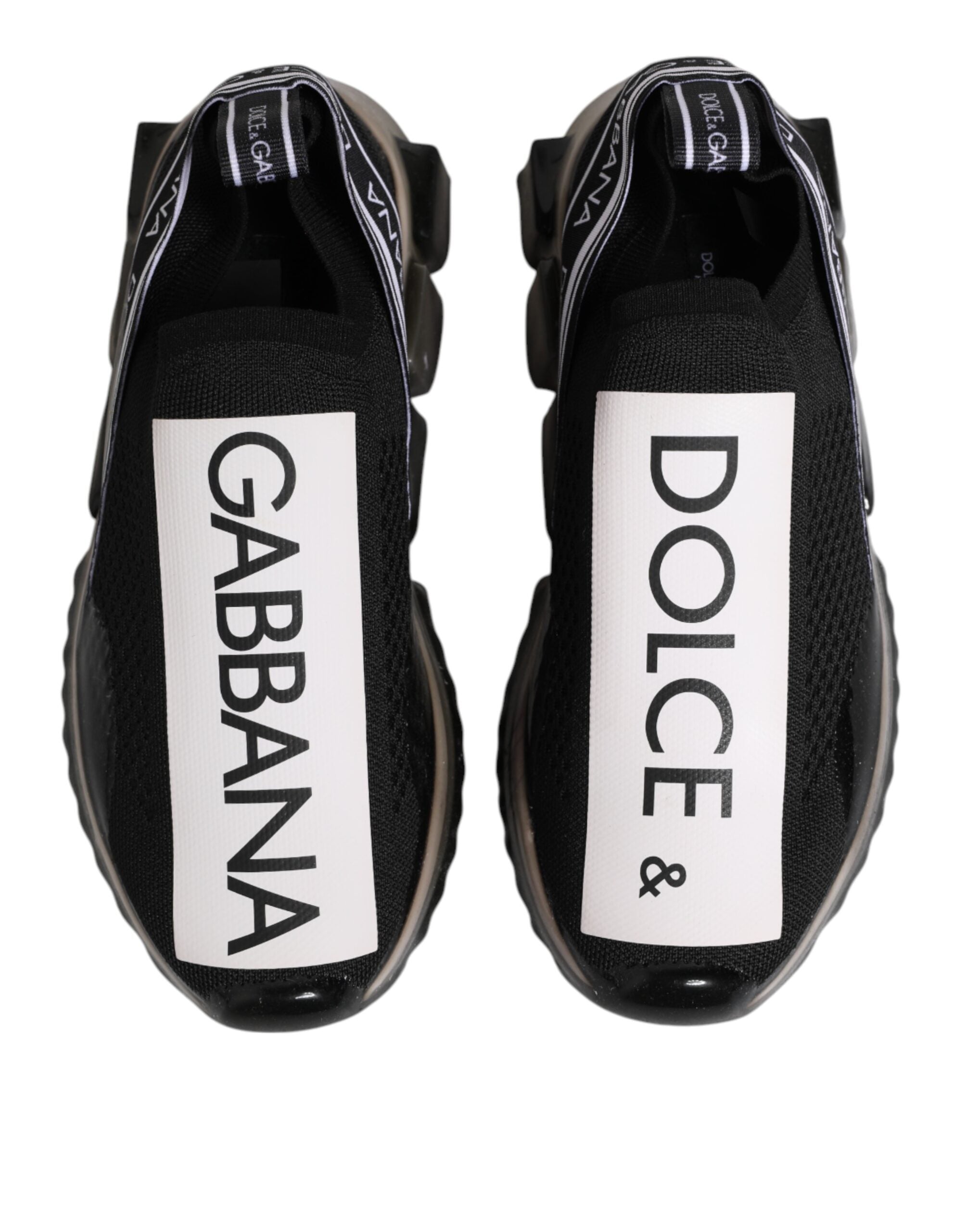 Svarte Sorrento Slip On Low Top Sneakers Sko