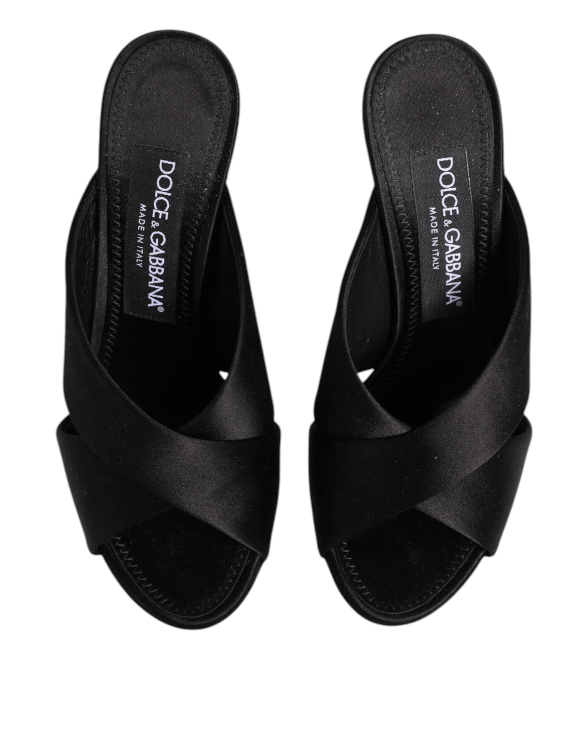 Svarte Keira Baroque Sandaler med Høy Hæl