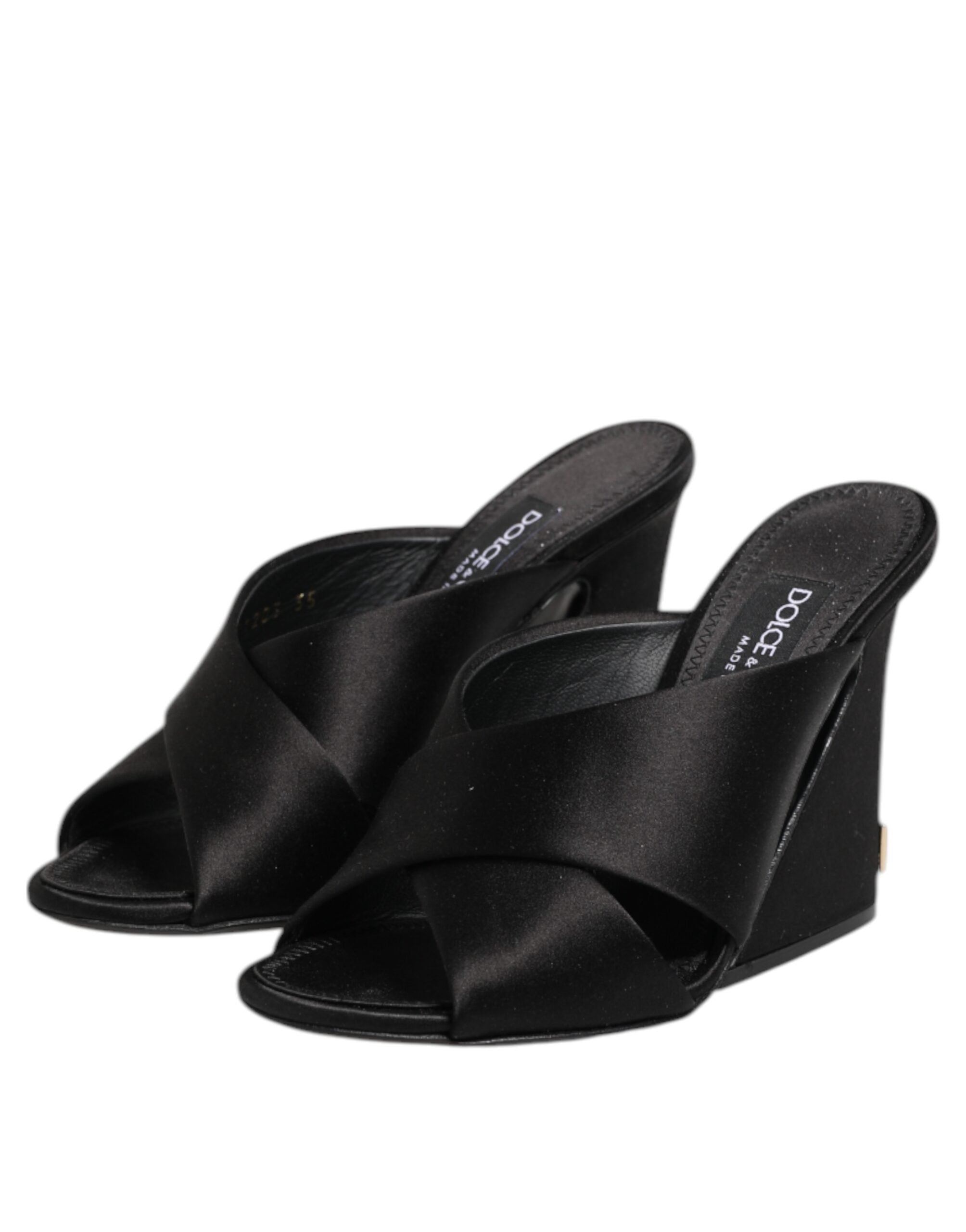 Svarte Keira Baroque Sandaler med Høy Hæl
