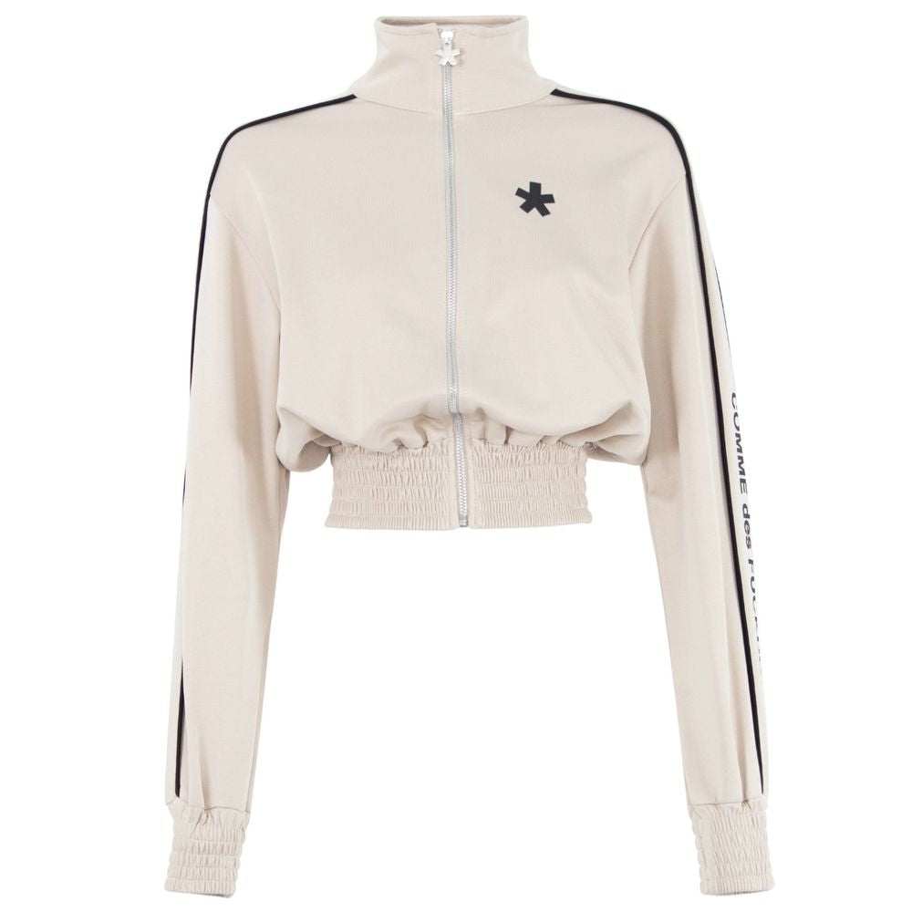 Beige bomullströja