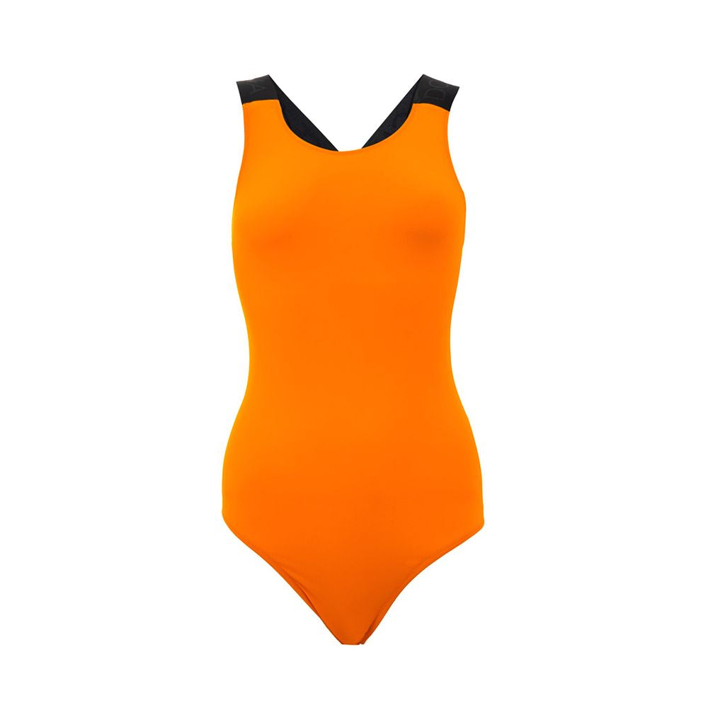 Orange baddräkt i polyester