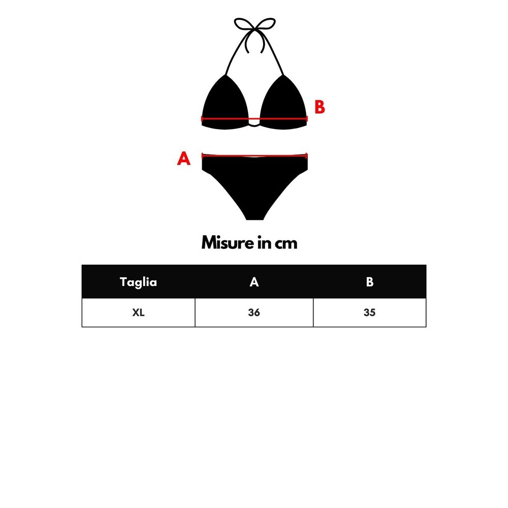 Gul polyamidbikini