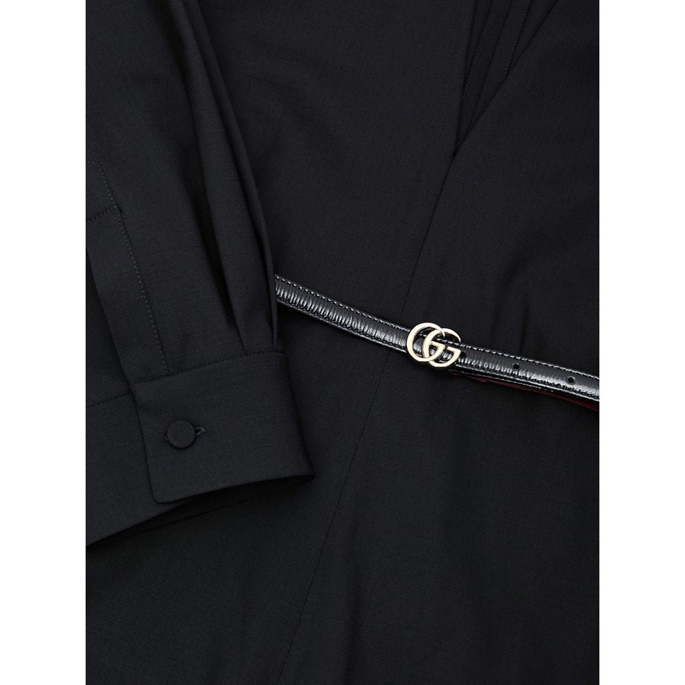 Svart ulljumpsuit