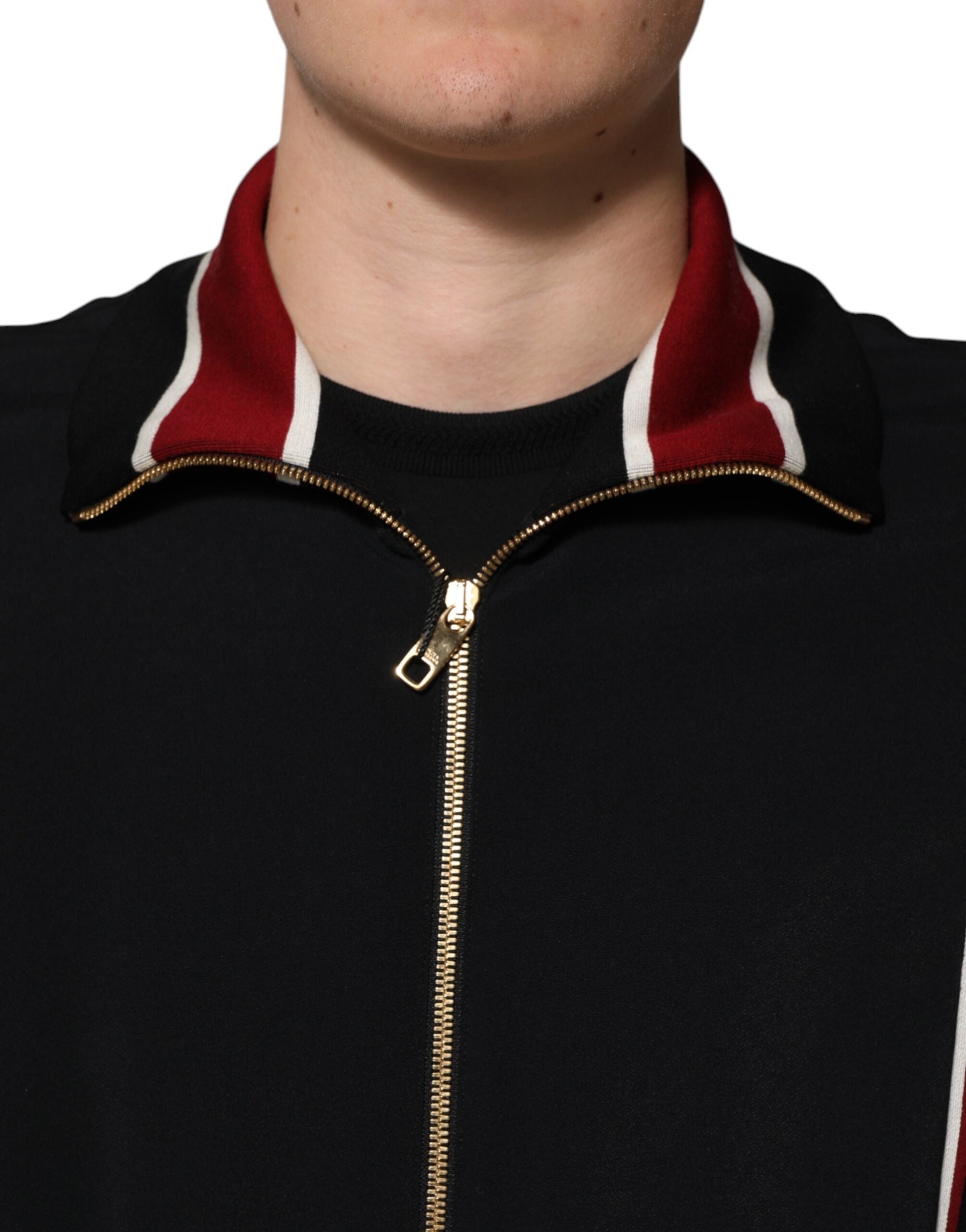 Dolce & Gabbana Black DG King Full Zip Sweatshirt  Sweater