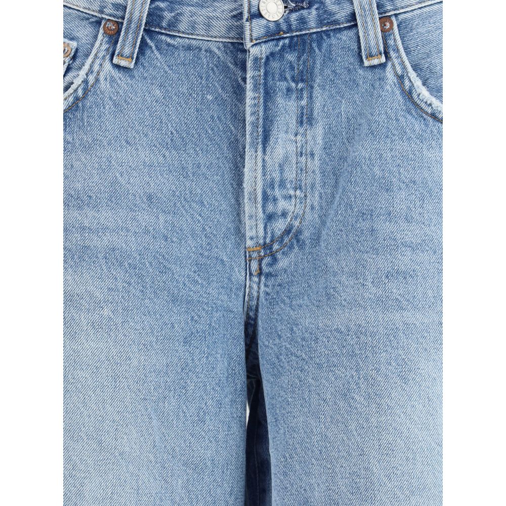 Baggy denimshorts