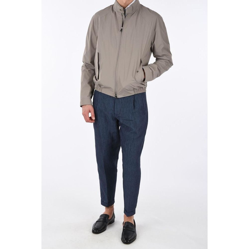 Beige polyesterjacka