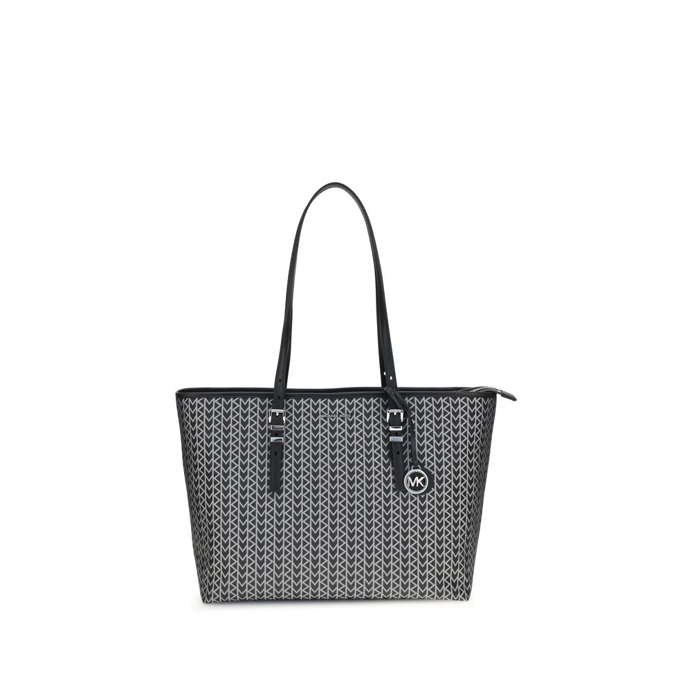Stor Quinn-veske med jacquard-logo