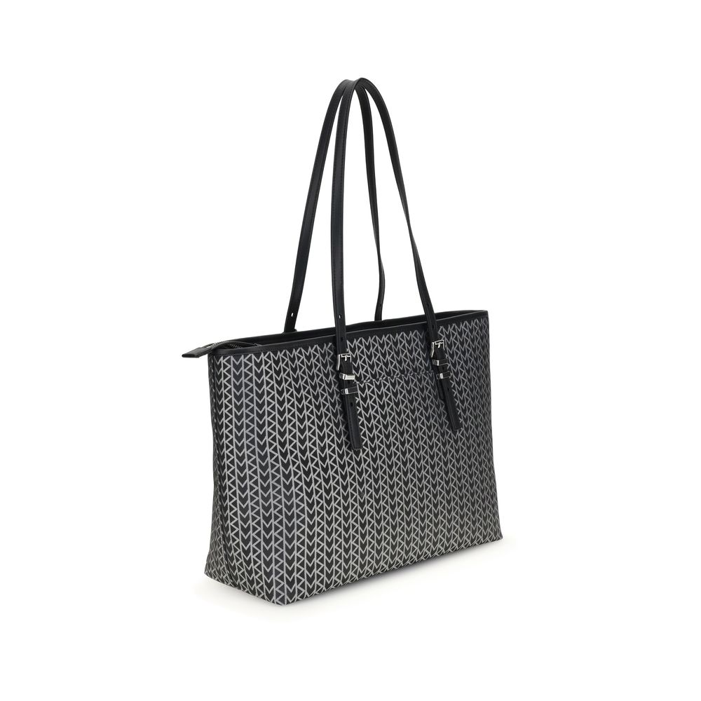Stor Quinn-veske med jacquard-logo