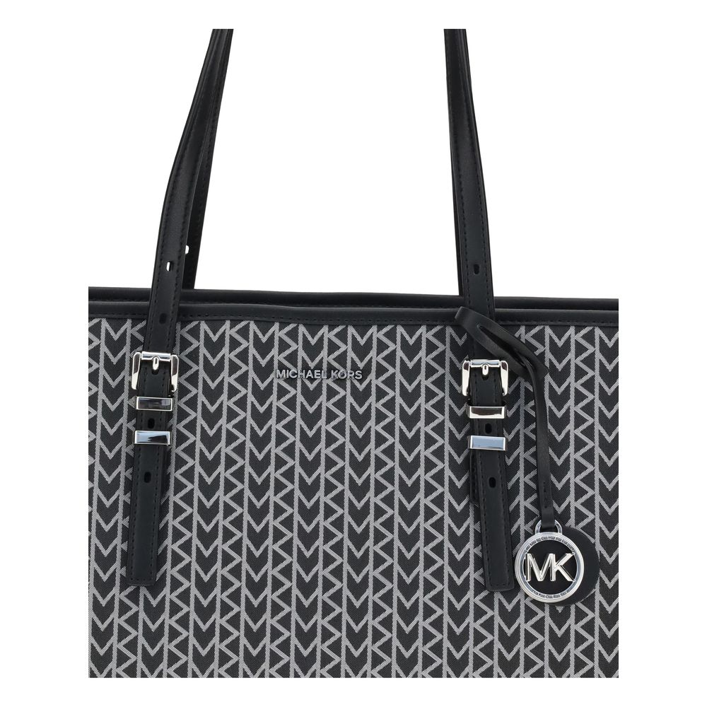 Stor Quinn-veske med jacquard-logo