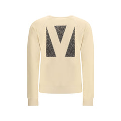 Valentino Beige Cotton Sweatshirt